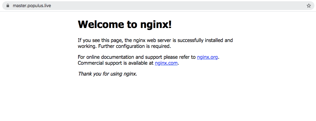 Welcome NGINX