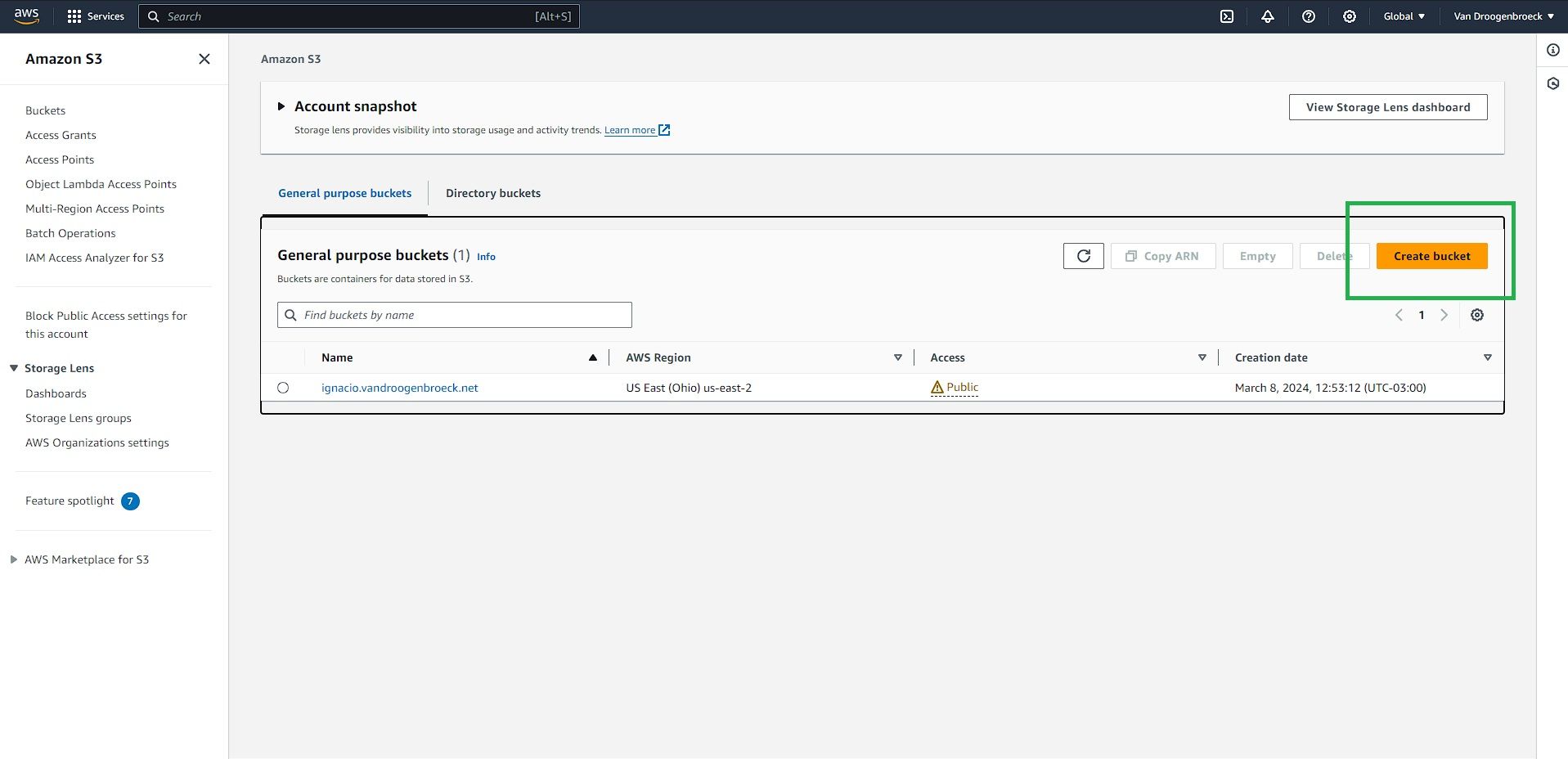 How to host a static website using AWS S3 and CloudFront - Part 1.