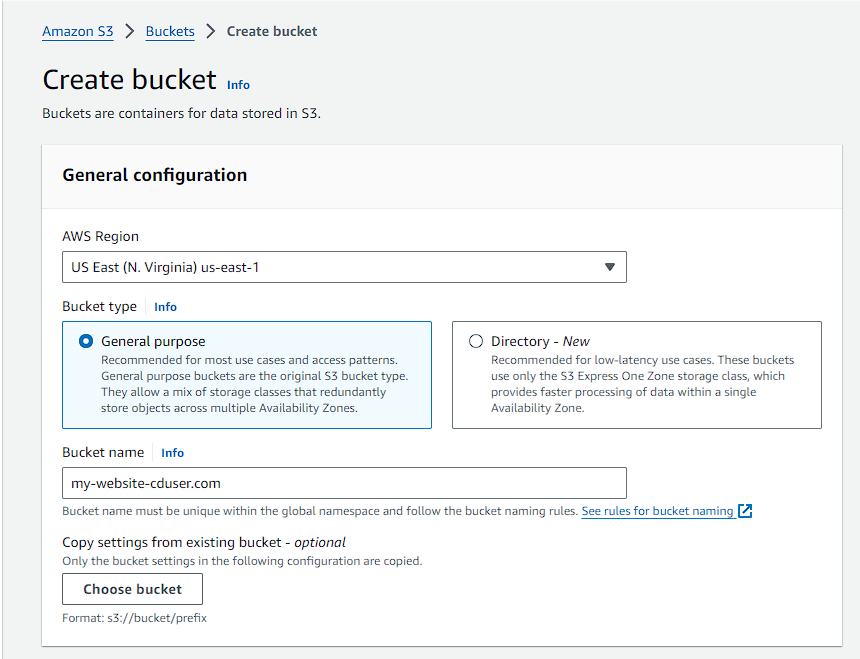 How to host a static website using AWS S3 and CloudFront - Part 1.