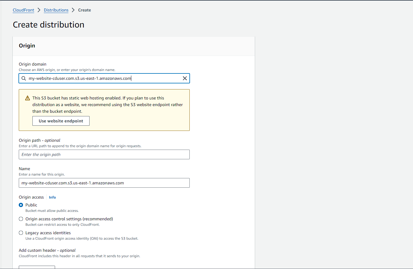 How to host a static website using AWS S3 and CloudFront - Part 1.